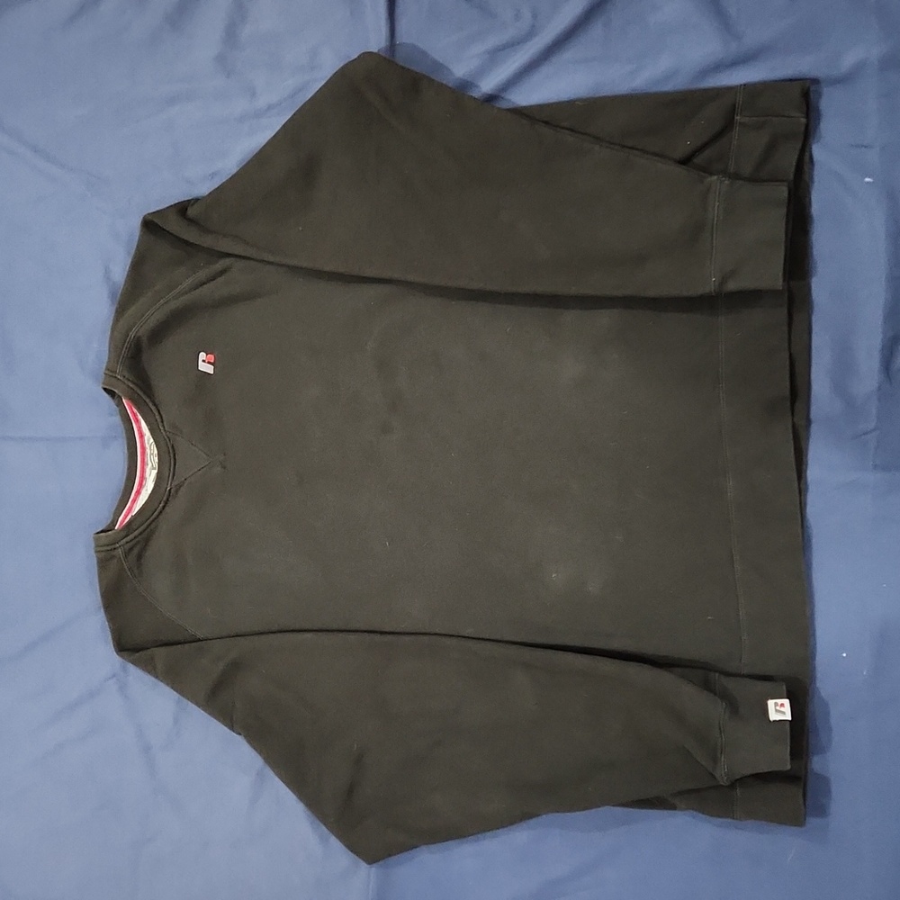 Vintage black sweatshirt from Russell, size 3XL